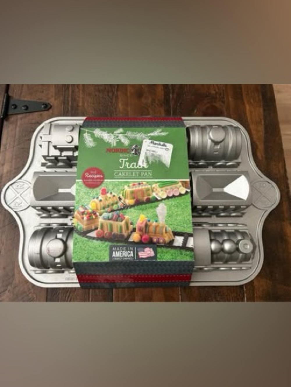 Nordic Ware Train Cakelet Pan in Original Packaging